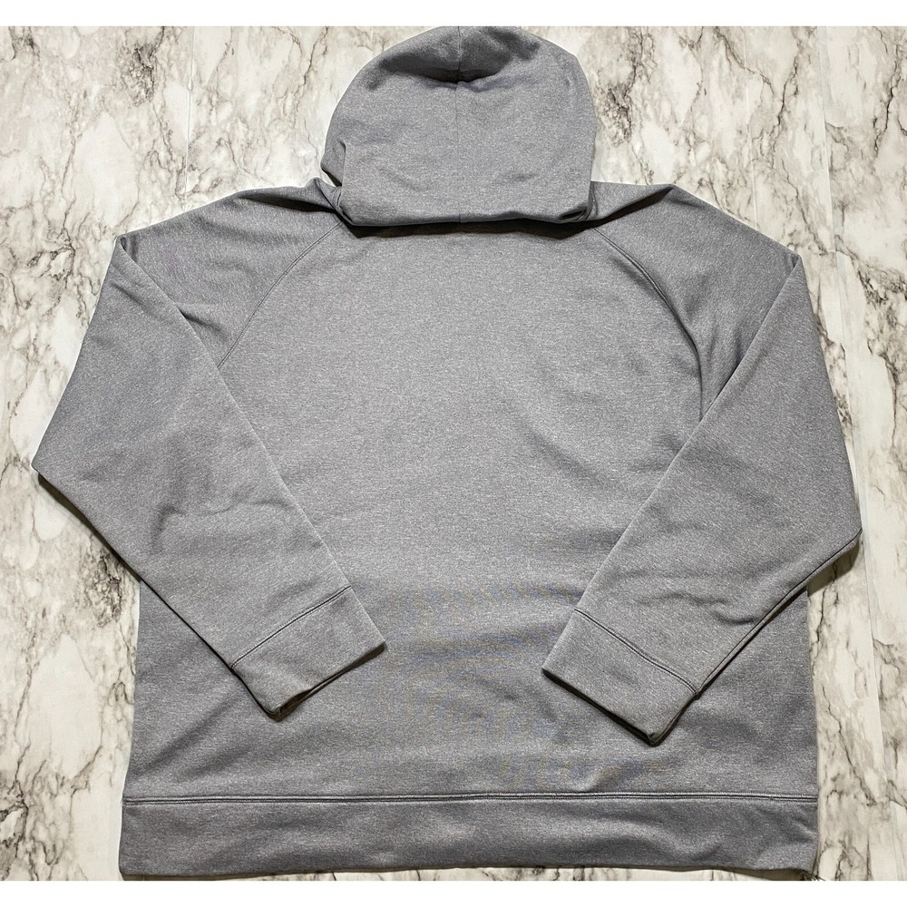 Reebok Mens Sweatshirt Size XL‎ Gray Pullover Fleece Hoodie Kangaroo Long Sleeve - Picture 6 of 9